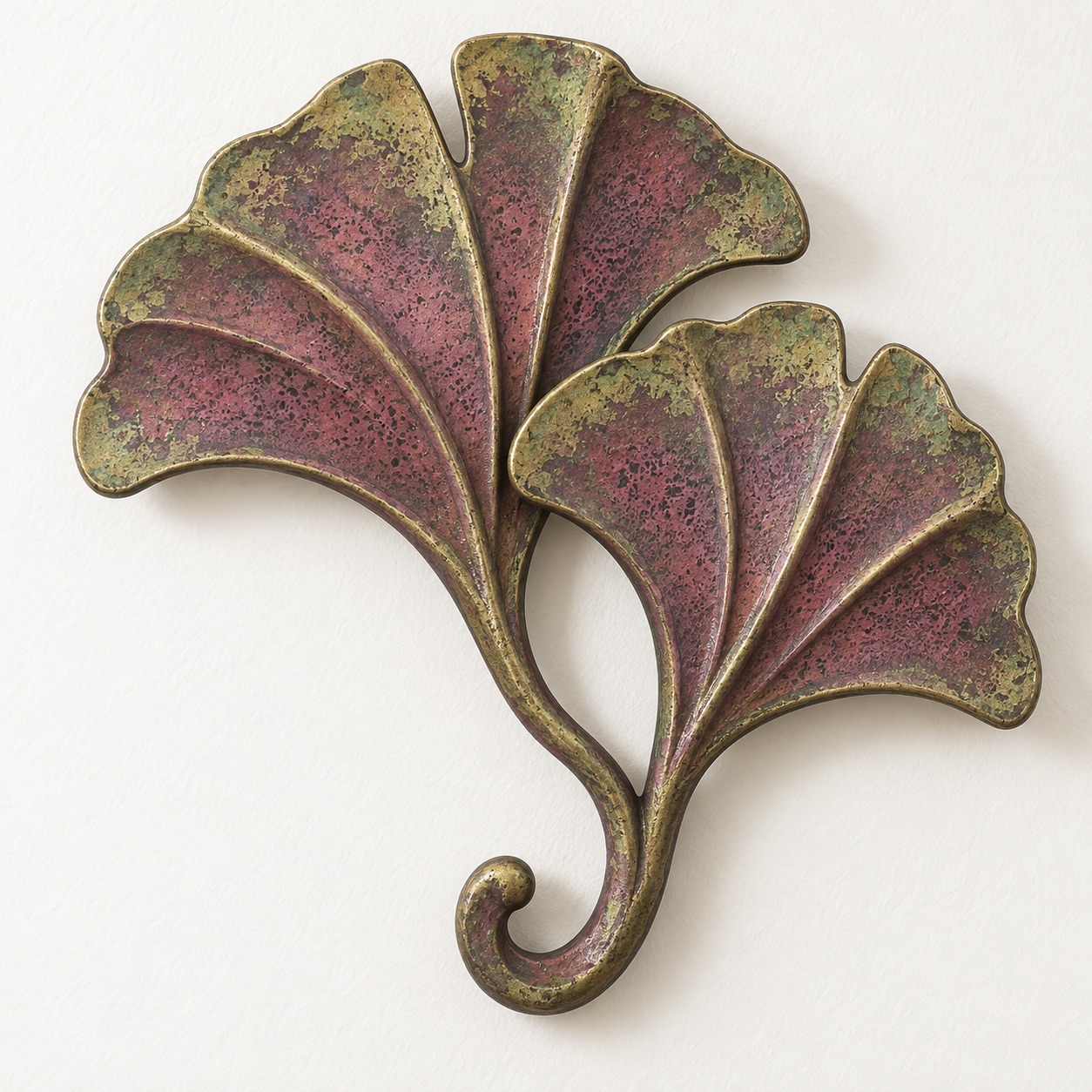 Twin Ginkgo Wall Ornament