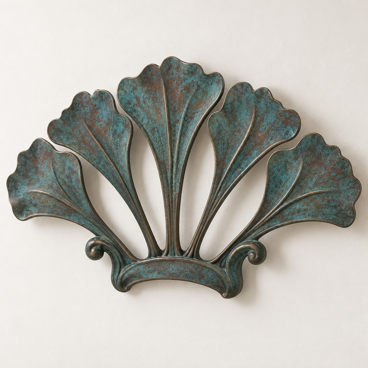 Ginkgo Fan Wall Ornament