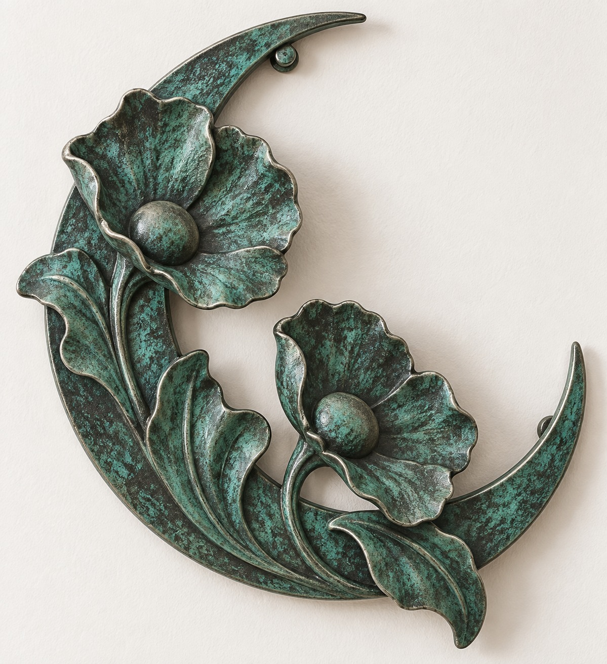 Poppy Crescent Plaque