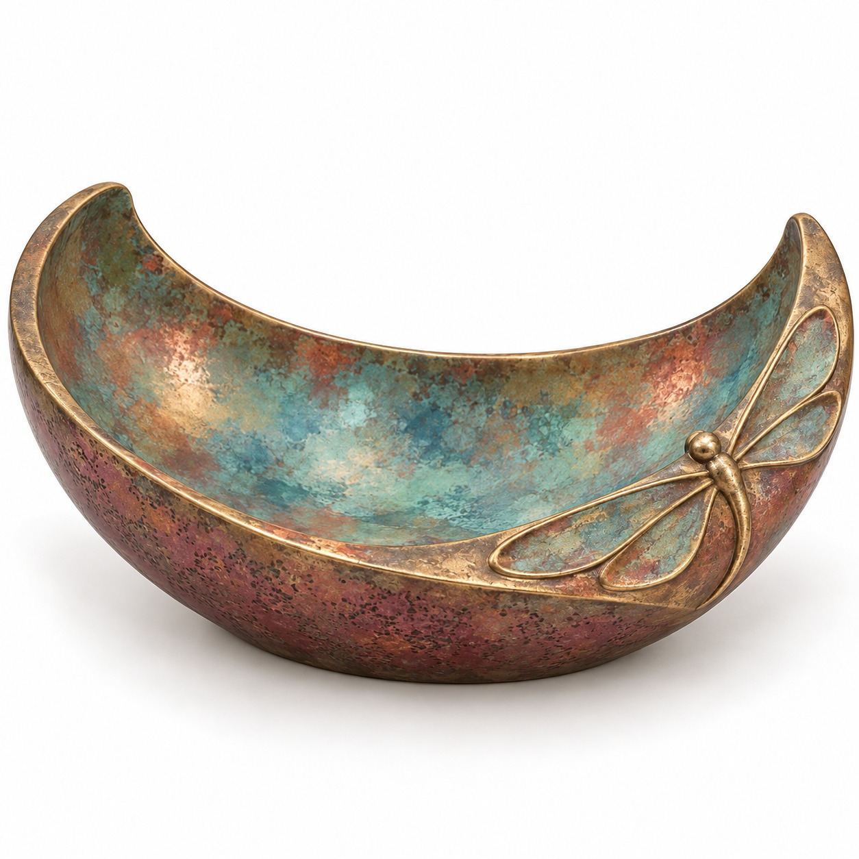 Dragonfly Crescent Bowl