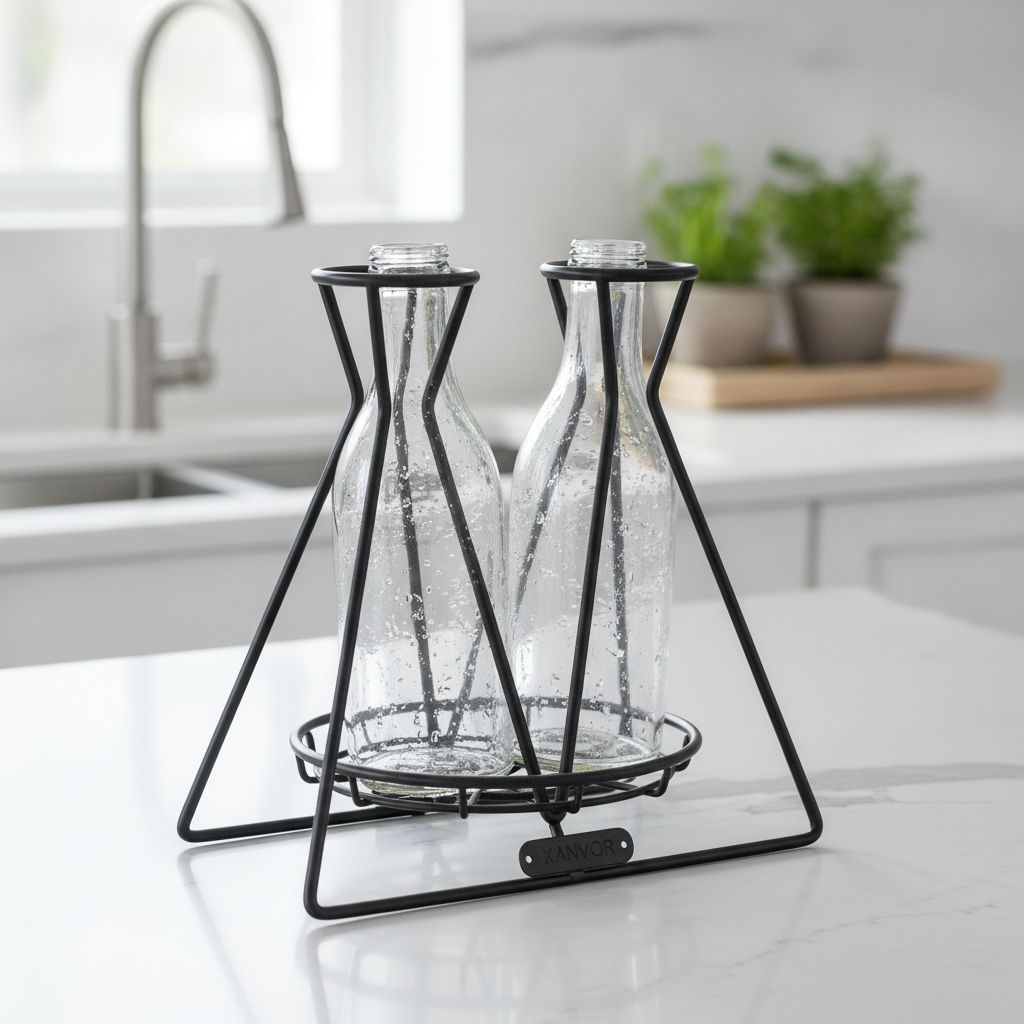 Glass & Bottle Washing Drying Rack — MS wire · Inverted hold, XANVOR, Moradabad