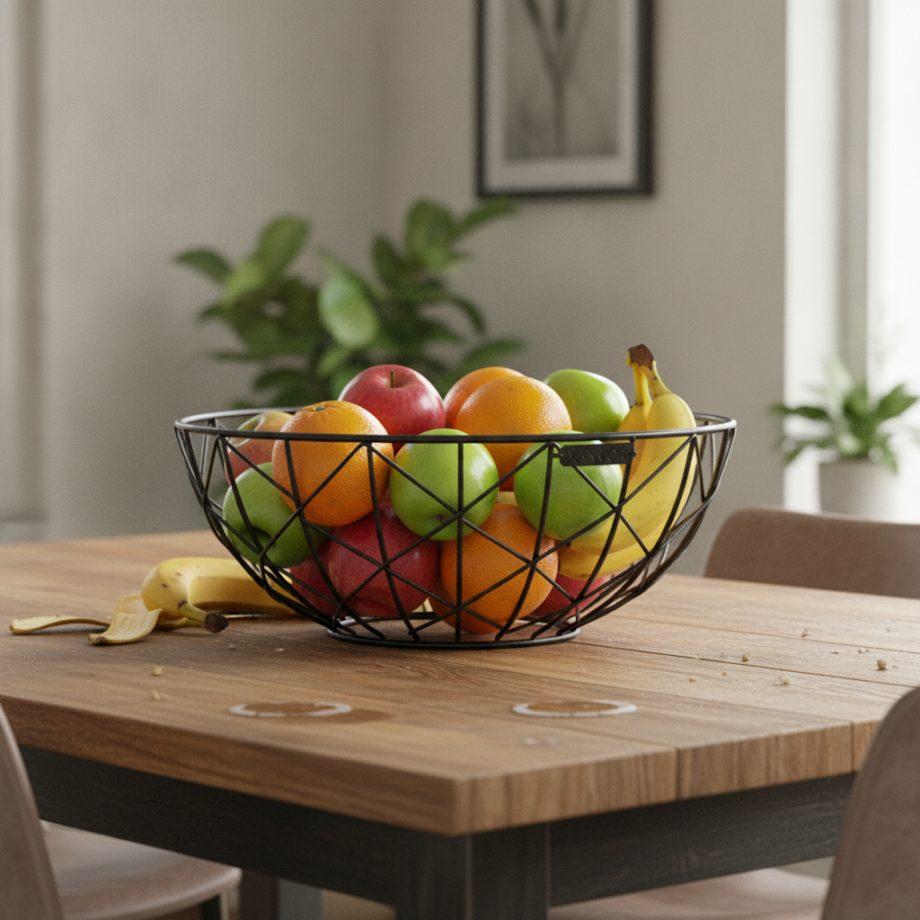 Wire Fruit & Bread Basket — MS wire · Grid basket, XANVOR, Moradabad